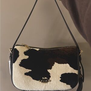 Coach Black and White Shoulder Bag